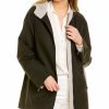 * | Women Cinzia Rocca Icons Medium Length Rain Coat Black