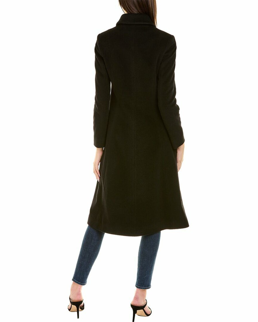 * | Women Cinzia Rocca Icons Wool & Cashmere-Blend Coat Black