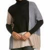 * | Women Joseph A. Printed Poncho Grey