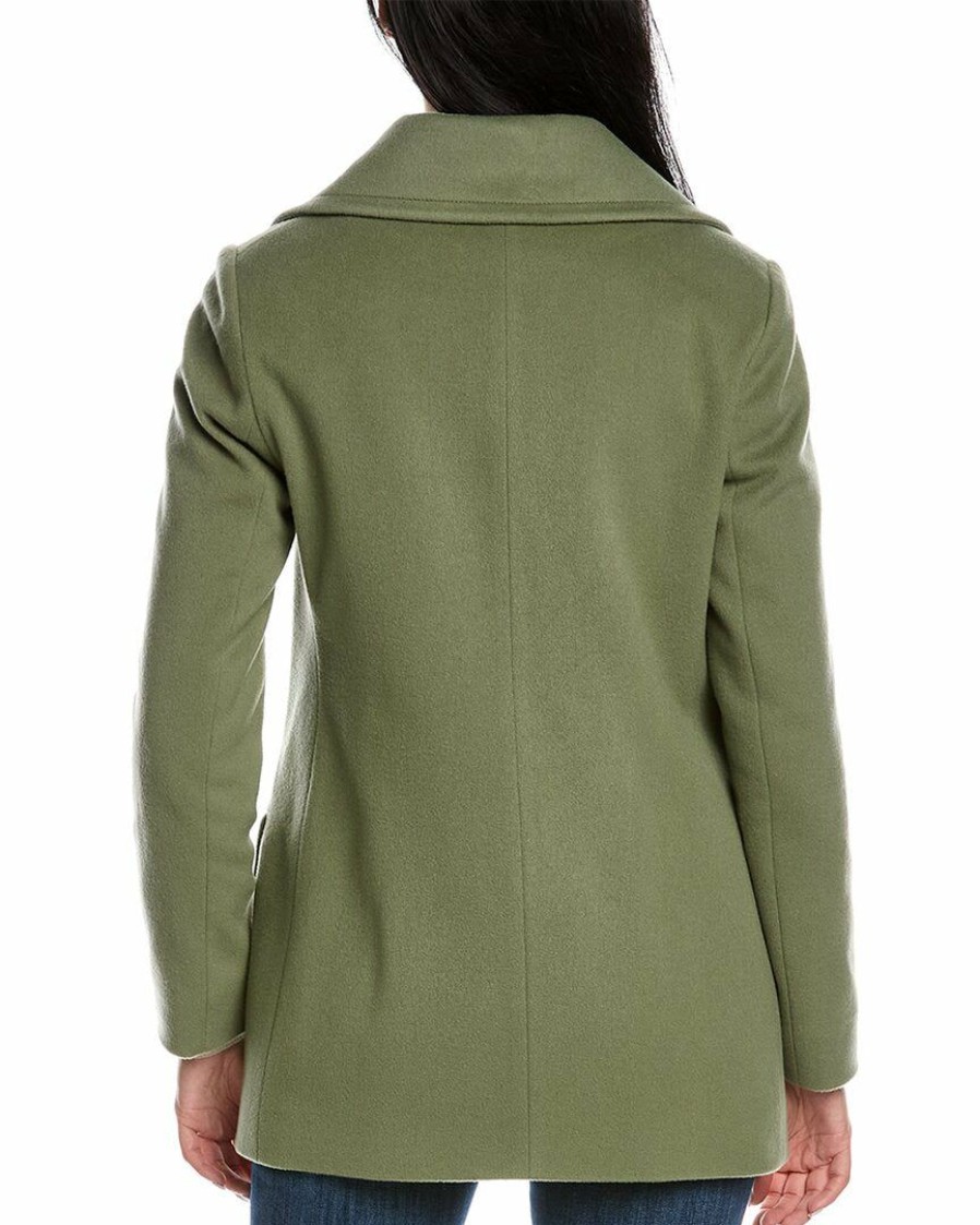 * | Women Cinzia Rocca Icons Wool & Cashmere-Blend Coat Green