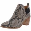 * | Dv By Dolce Vita Fig Womens Faux Leather Snake Print Ankle Boots