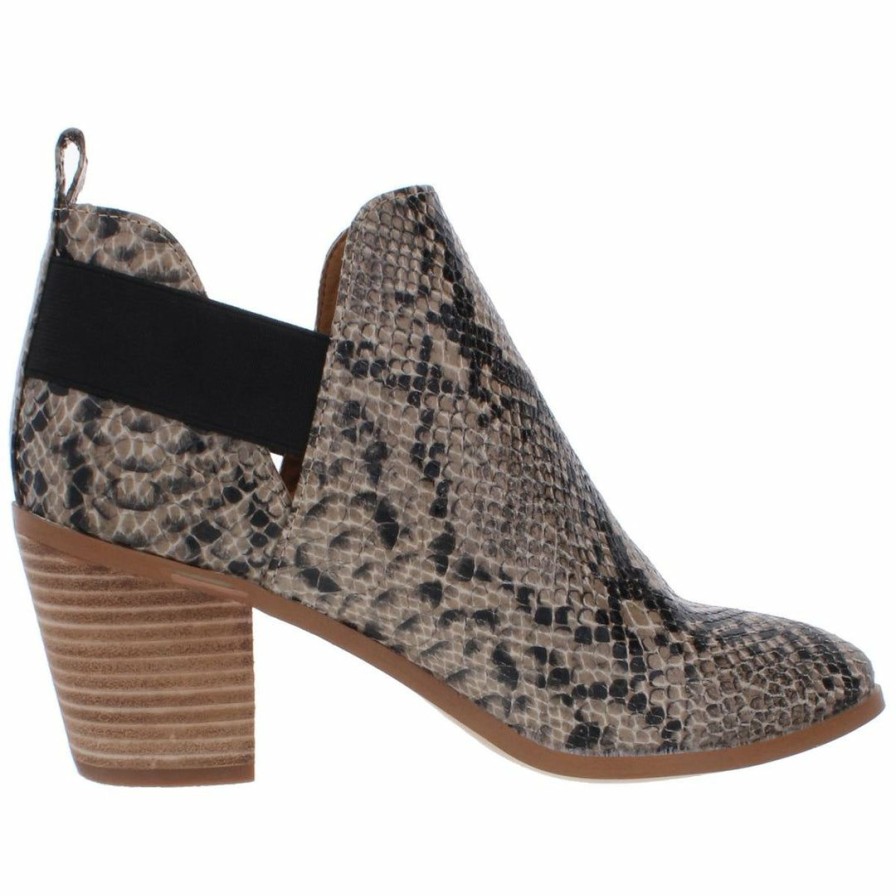 * | Dv By Dolce Vita Fig Womens Faux Leather Snake Print Ankle Boots