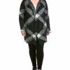 * | Women Joseph A. Plus Draped Open Cardigan Black