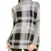 * | Joseph A. Women Joseph A Printed Poncho White