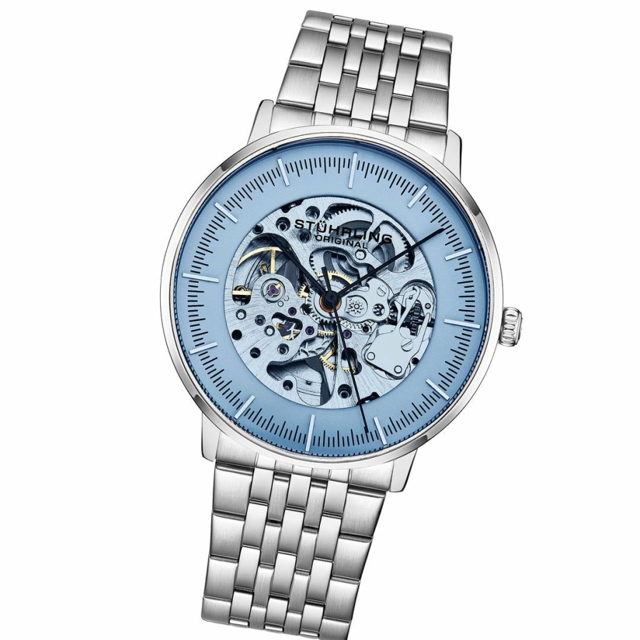 * | Stuhrling Original Men 3994T Automatic 42Mm Skeleton