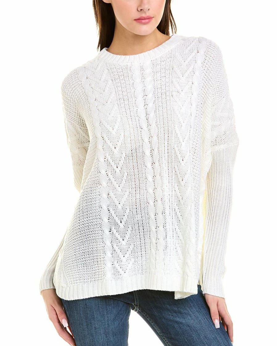 * | Joseph A. Women Joseph A Boyfriend Sweater Ivory