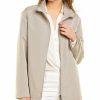 * | Women Cinzia Rocca Icons Scrunched Collar Raincoat Grey