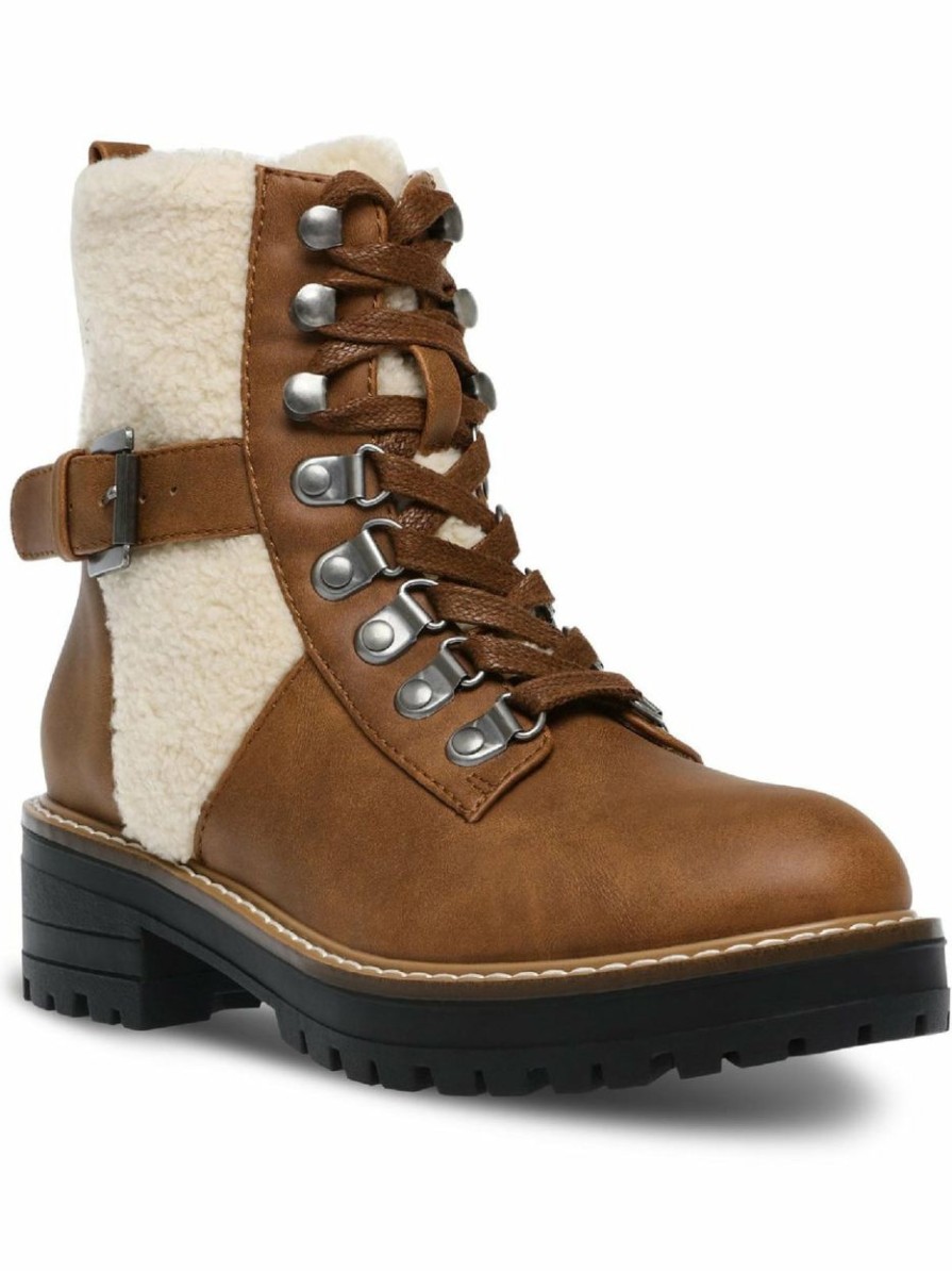 * | Dv By Dolce Vita Algery Womens Faux Fur Round Toe Mid-Calf Boots Dark Tan