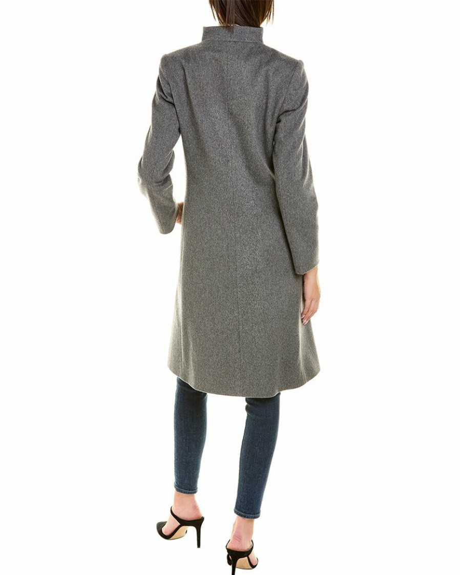 * | Women Cinzia Rocca Icons Wool & Cashmere-Blend Coat Grey