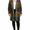 * | Women Joseph A. Plus Draped Open Cardigan Brown