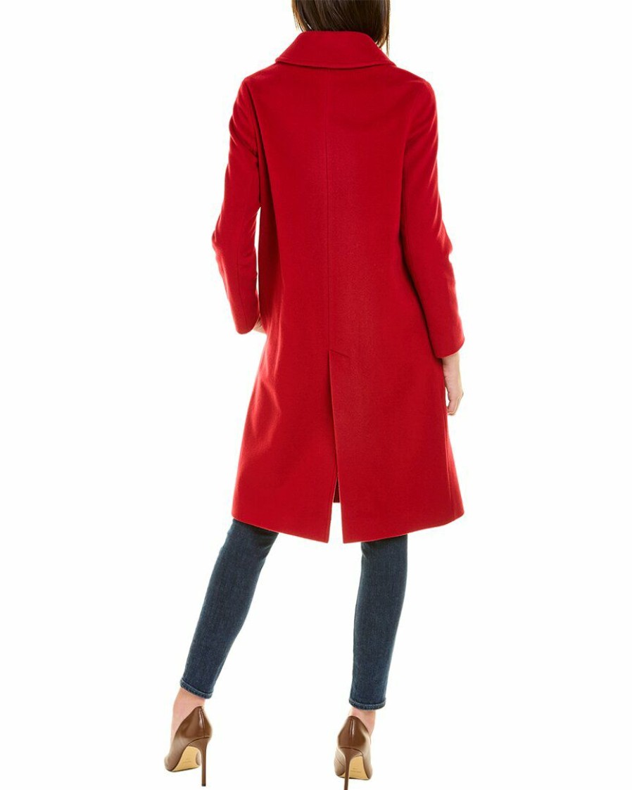 * | Women Cinzia Rocca Icons Wool & Cashmere-Blend Coat Red