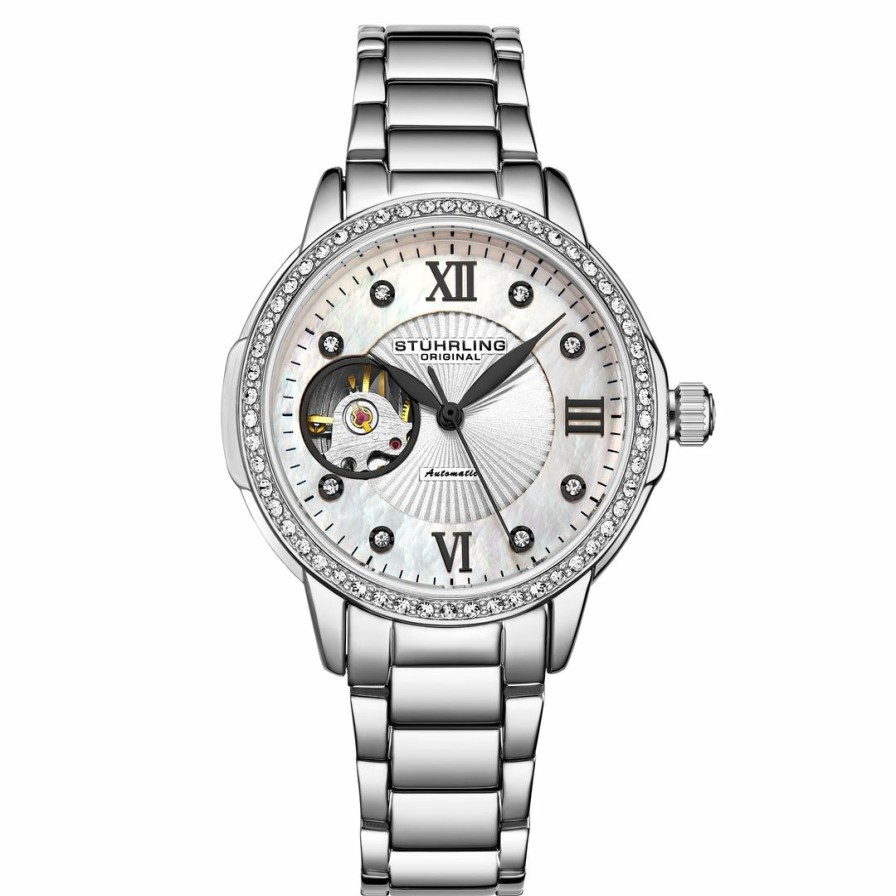 * | Stuhrling Original Women Perle 3951 Automatic 36Mm Skeleton