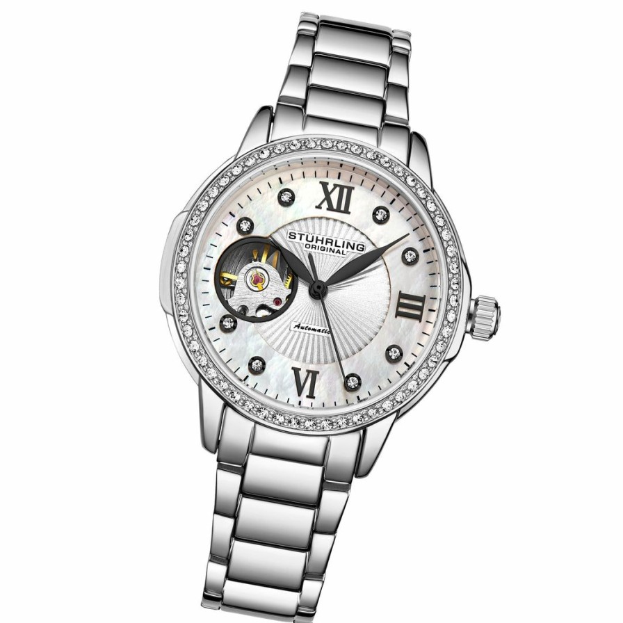 * | Stuhrling Original Women Perle 3951 Automatic 36Mm Skeleton