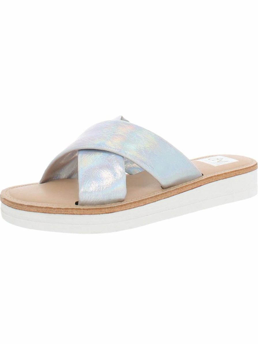 * | Dv By Dolce Vita Hondli Womens Slip On Slide Sandals Iridescent