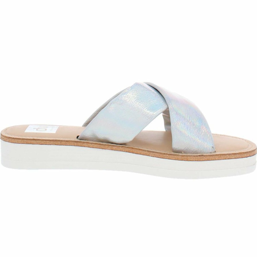 * | Dv By Dolce Vita Hondli Womens Slip On Slide Sandals Iridescent