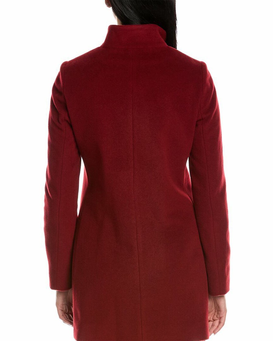 * | Women Cinzia Rocca Icons Wool & Cashmere-Blend Coat Red