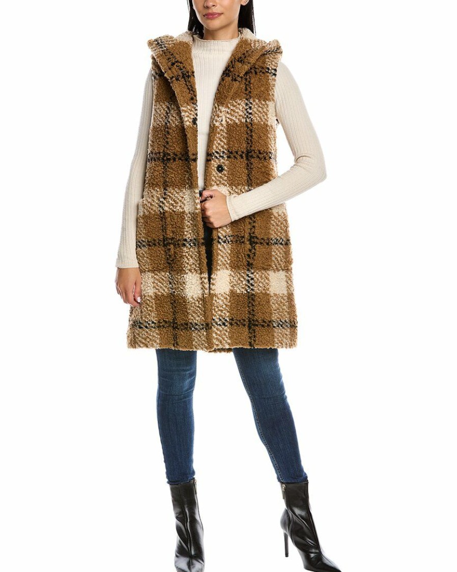 * | Women Cinzia Rocca Icons Wool-Blend Vest Beige