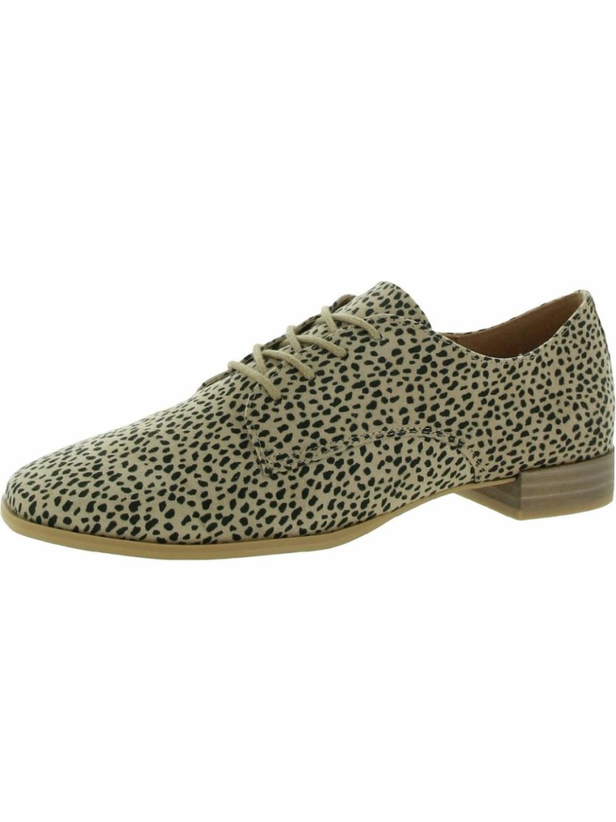 * | Dv By Dolce Vita Pablo Womens Faux Suede Oxfords Cheetah