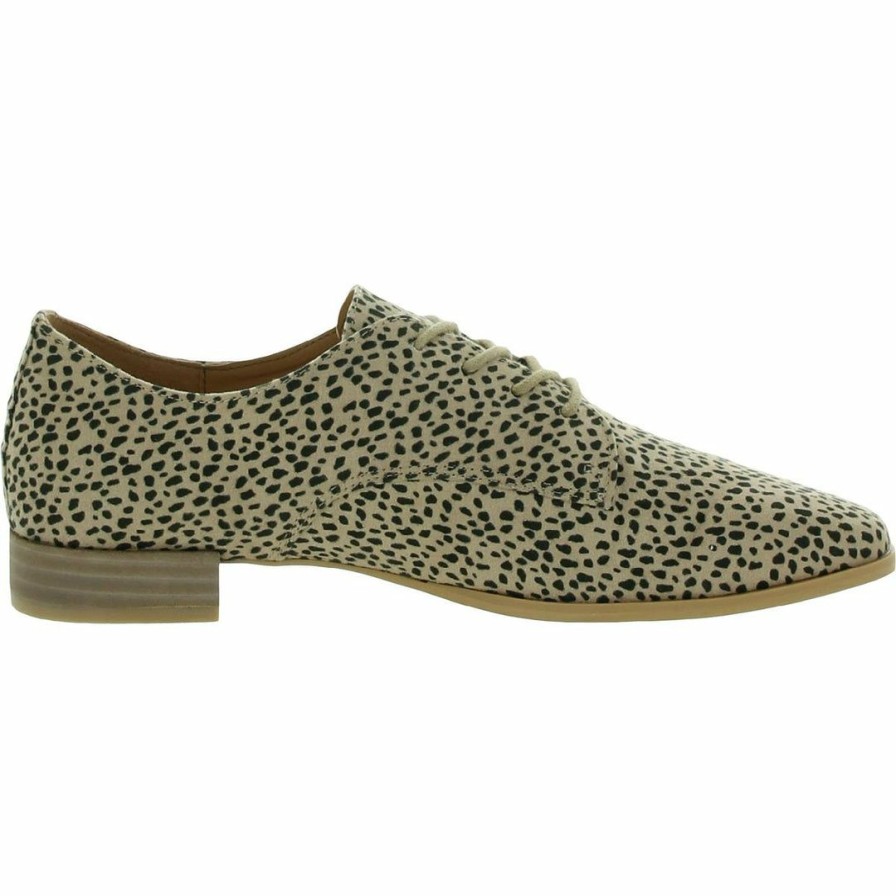 * | Dv By Dolce Vita Pablo Womens Faux Suede Oxfords Cheetah