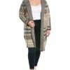 * | Women Joseph A. Plus Hooded Cardigan Pink