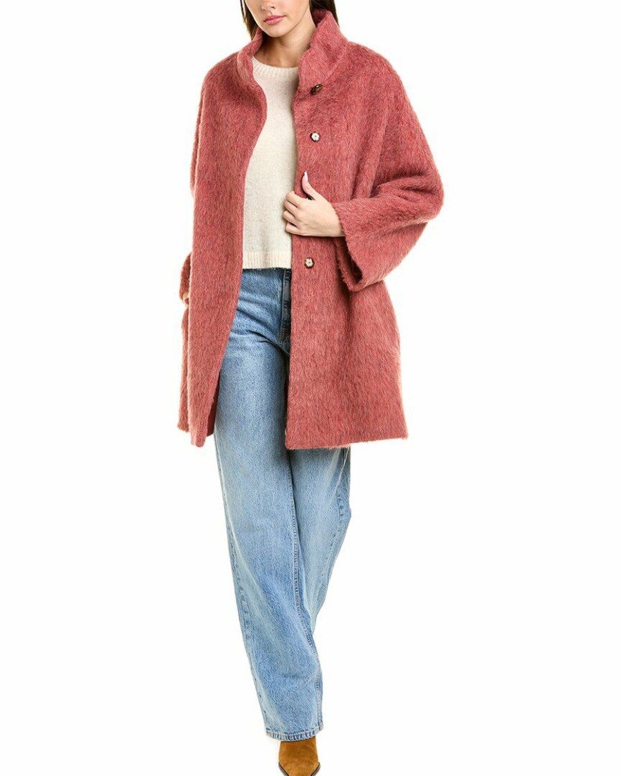 * | Women Cinzia Rocca Icons Wool & Alpaca-Blend Peacoat Red