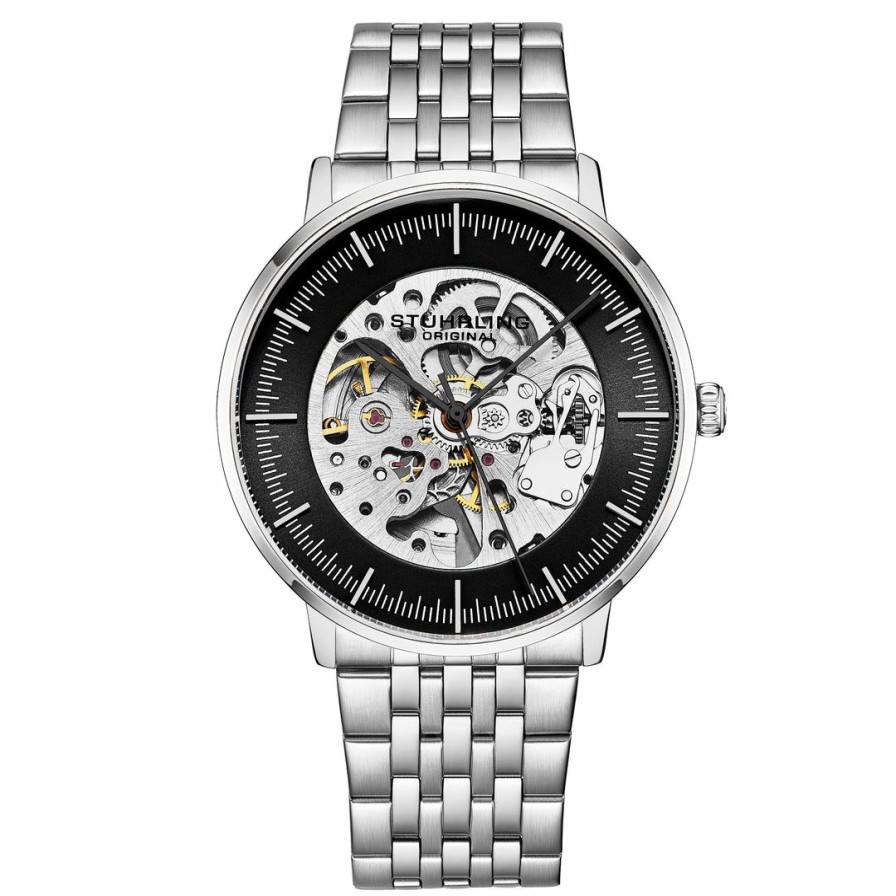 * | Stuhrling Original Men Legacy 3994 Automatic 42Mm Skeleton