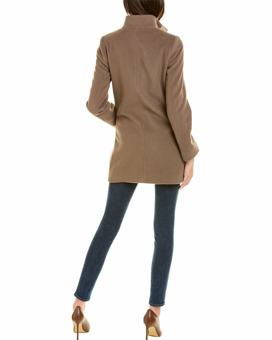 * | Women Cinzia Rocca Icons Wool & Cashmere-Blend Coat Brown