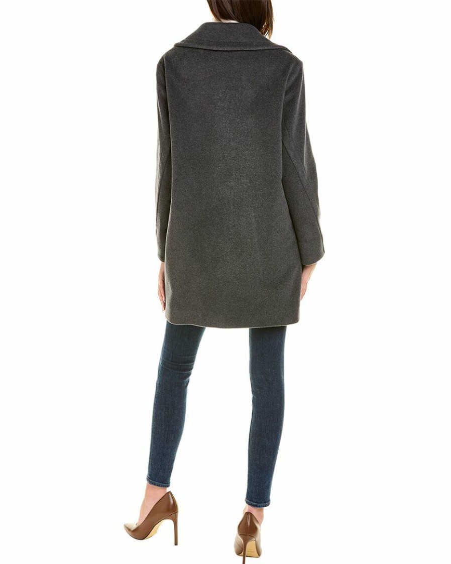 * | Women Cinzia Rocca Icons Wool & Cashmere-Blend Coat Grey