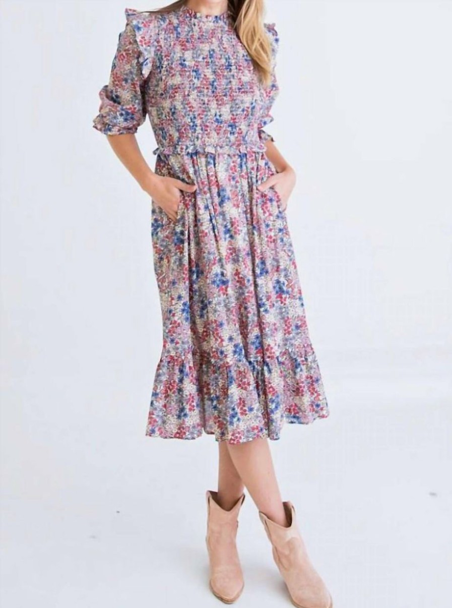 * | Women Karlie Ditzy Midi Dress In Floral