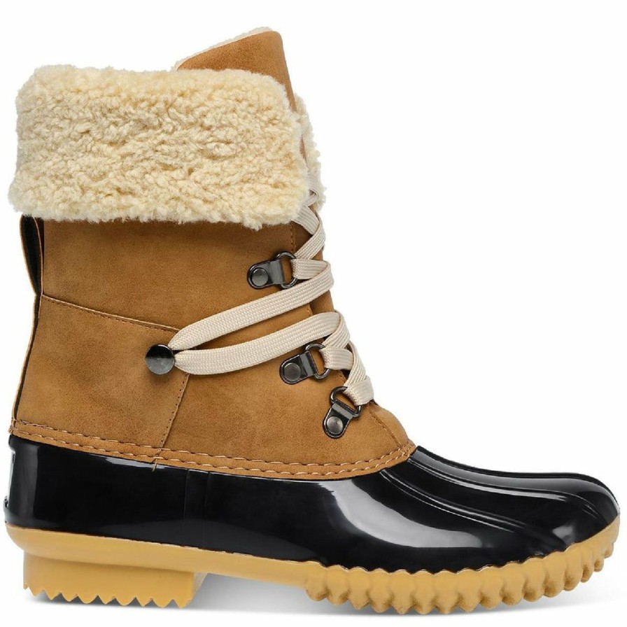 * | Dv By Dolce Vita Ulito Womens Faux Suede Faux Fur Lined Winter & Snow Boots Brown