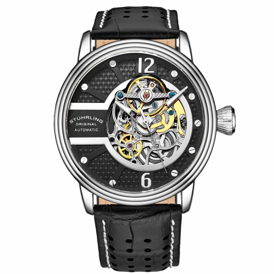 * | Stuhrling Original Men Prospero 3971 Automatic 44Mm Skeleton