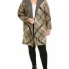 * | Women Joseph A. Plus Draped Open Cardigan Brown