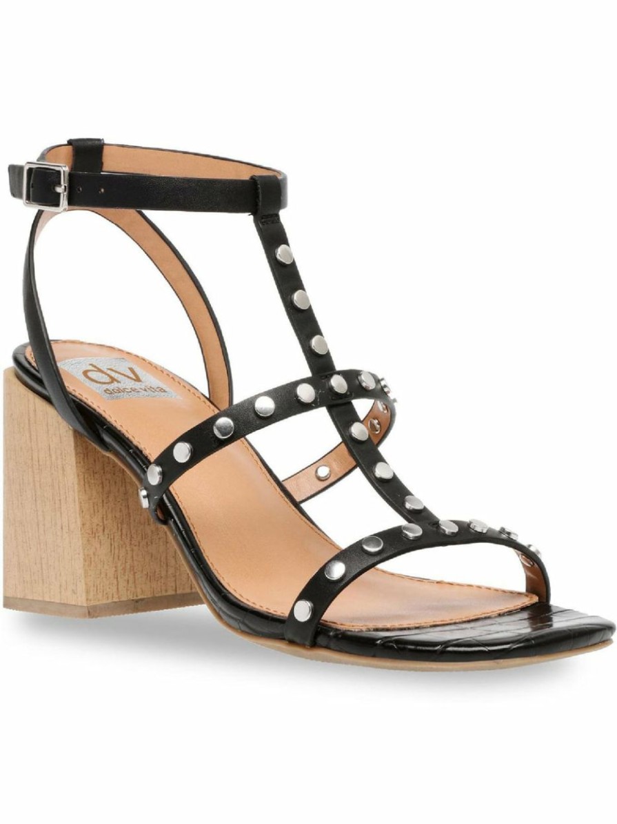 * | Dv By Dolce Vita Hilly Womens Faux Leather Studded Dress Sandals