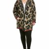 * | Women Joseph A. Plus Draped Open Cardigan Brown