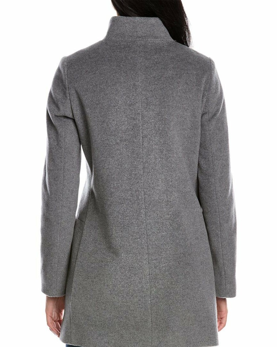 * | Women Cinzia Rocca Icons Wool & Cashmere-Blend Coat Grey