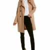 * | Women Cinzia Rocca Icons Medium Length Double Breasted Coat Brown