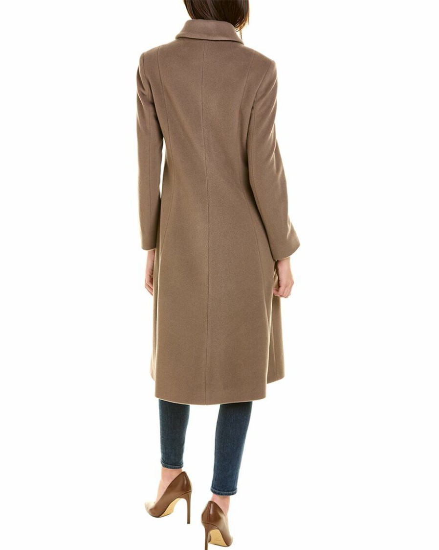 * | Women Cinzia Rocca Icons Wool & Cashmere-Blend Coat Grey