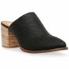 * | Dv By Dolce Vita Trolly Womens Embossed Pointed Toe Mules Black