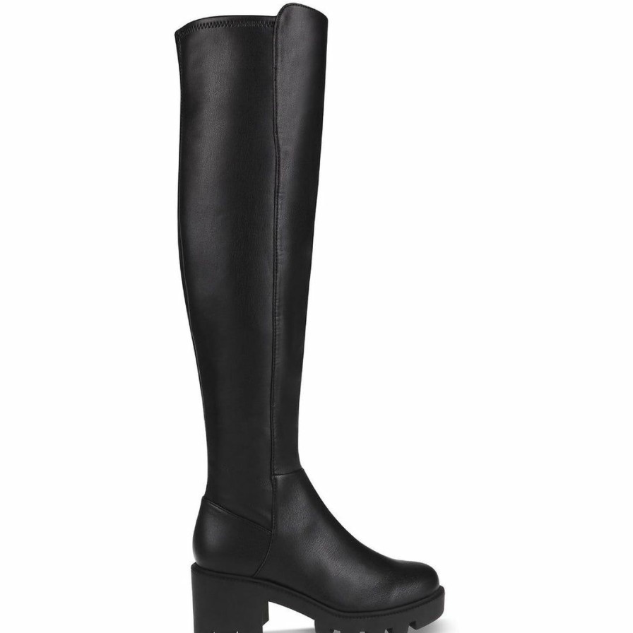 * | Dv By Dolce Vita Nicolette Womens Tall Round Toe Over-The-Knee Boots Black